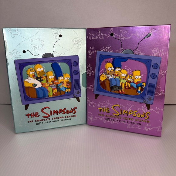 The Simpsons: The Complete 2nd & 3rd Seasons DVD Box Collector's Edition Set - Picture 1 of 9